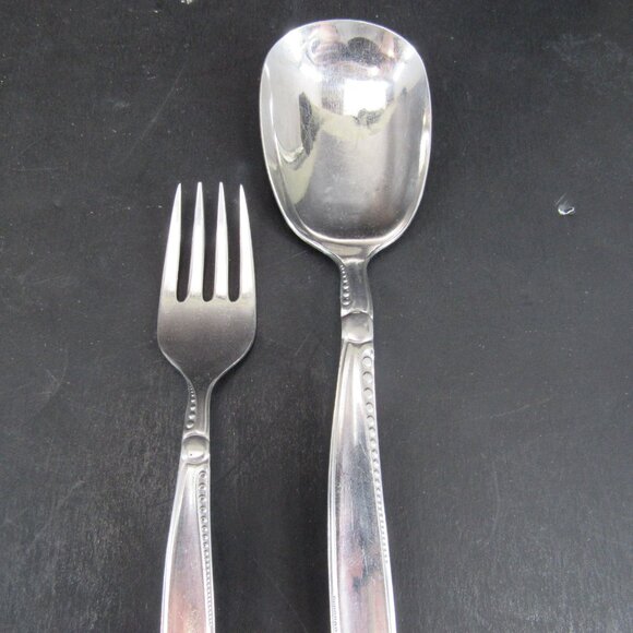 AIRMACK AMK8 Beaded Stainless Flatware Solingen-Germany 5 Replacement Pieces - Picture 4 of 7